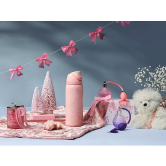 Sugar Plum Fairy 32 oz FreeSip Stainless Steel Water Bottle - Holiday Collection - Picture 6 of 6